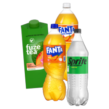Fanta of Sprite 2 flessen à 1.5 liter
Fuze Tea 2 pakken à 1.5 liter